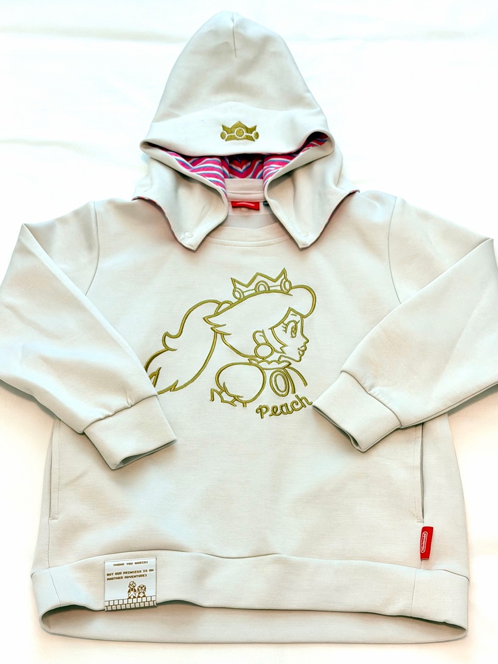 Nintendo Tokyo Girls Princess Peach Detachable Hoodie